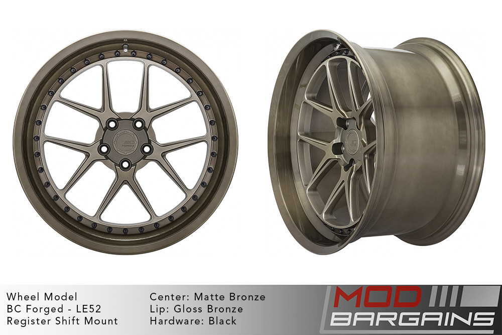 BC Forged LE52 / MLE52 Modular Wheels 18-22 Inch - All Makes